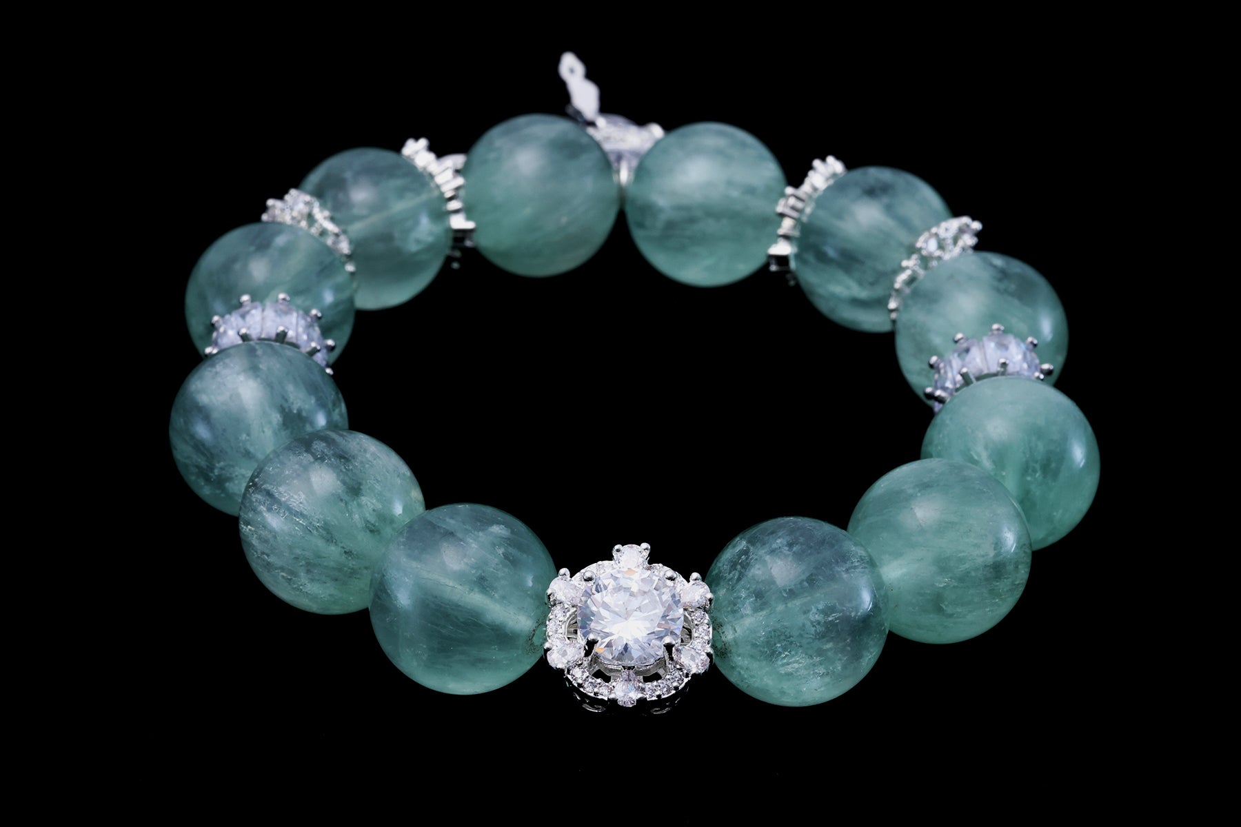 Prehnite crystal bracelet original and handmade