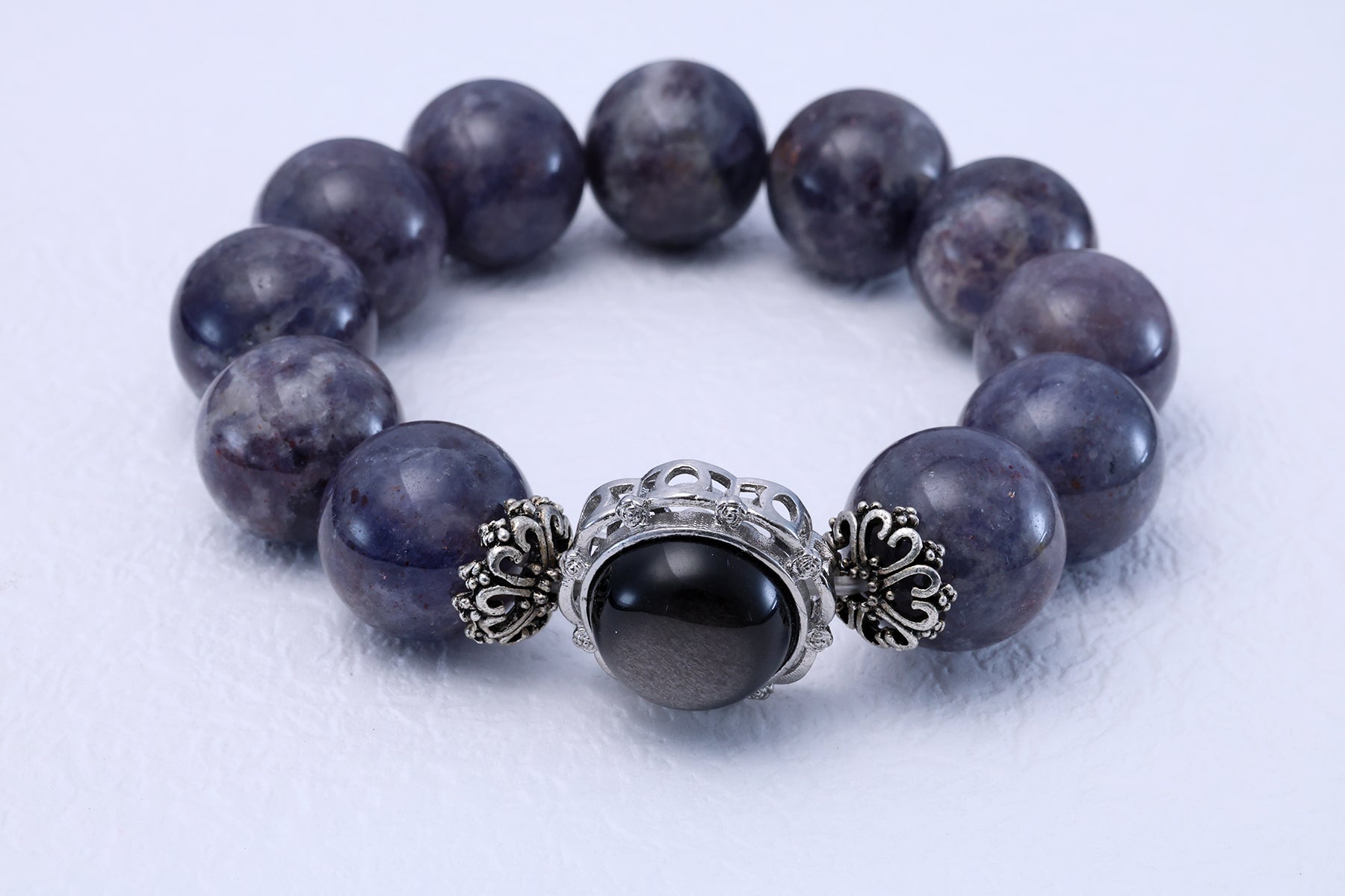 Iolite Gemstone Bracelet - Stone of Intuition & Inner Vision