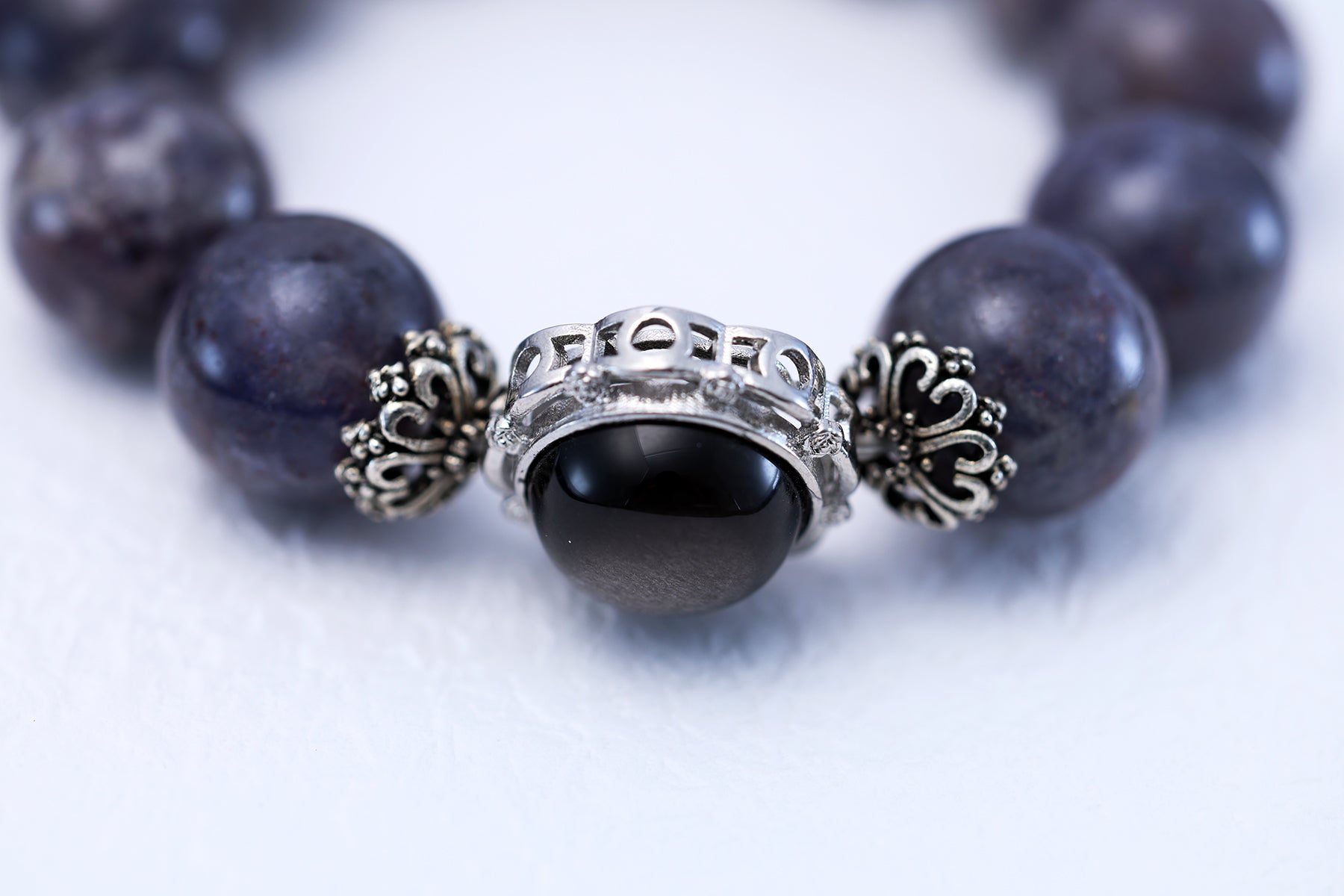 Iolite Gemstone Bracelet - Stone of Intuition & Inner Vision