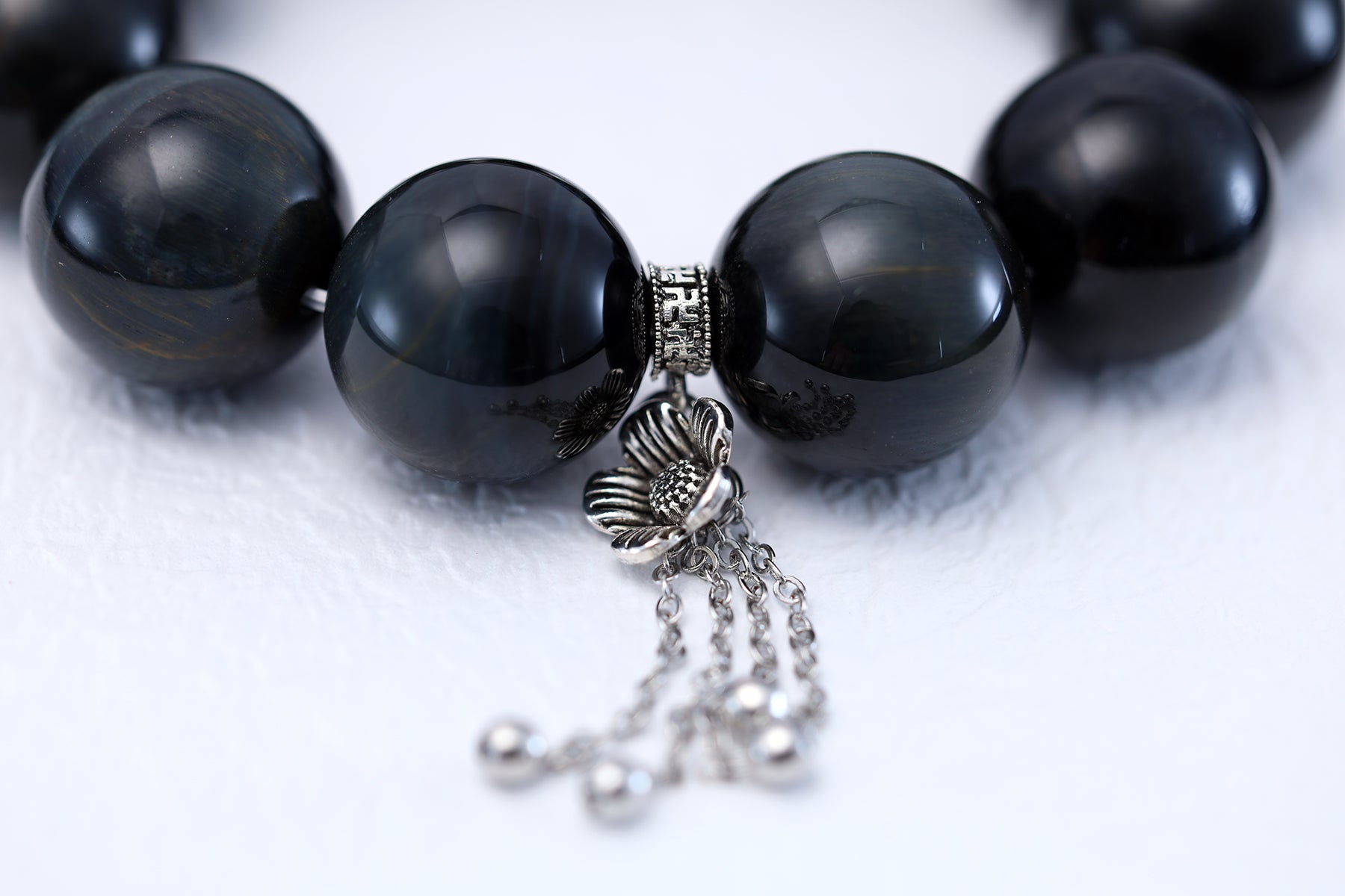 Blue Tiger Eye Bracelet - Stone of Clarity & Courage