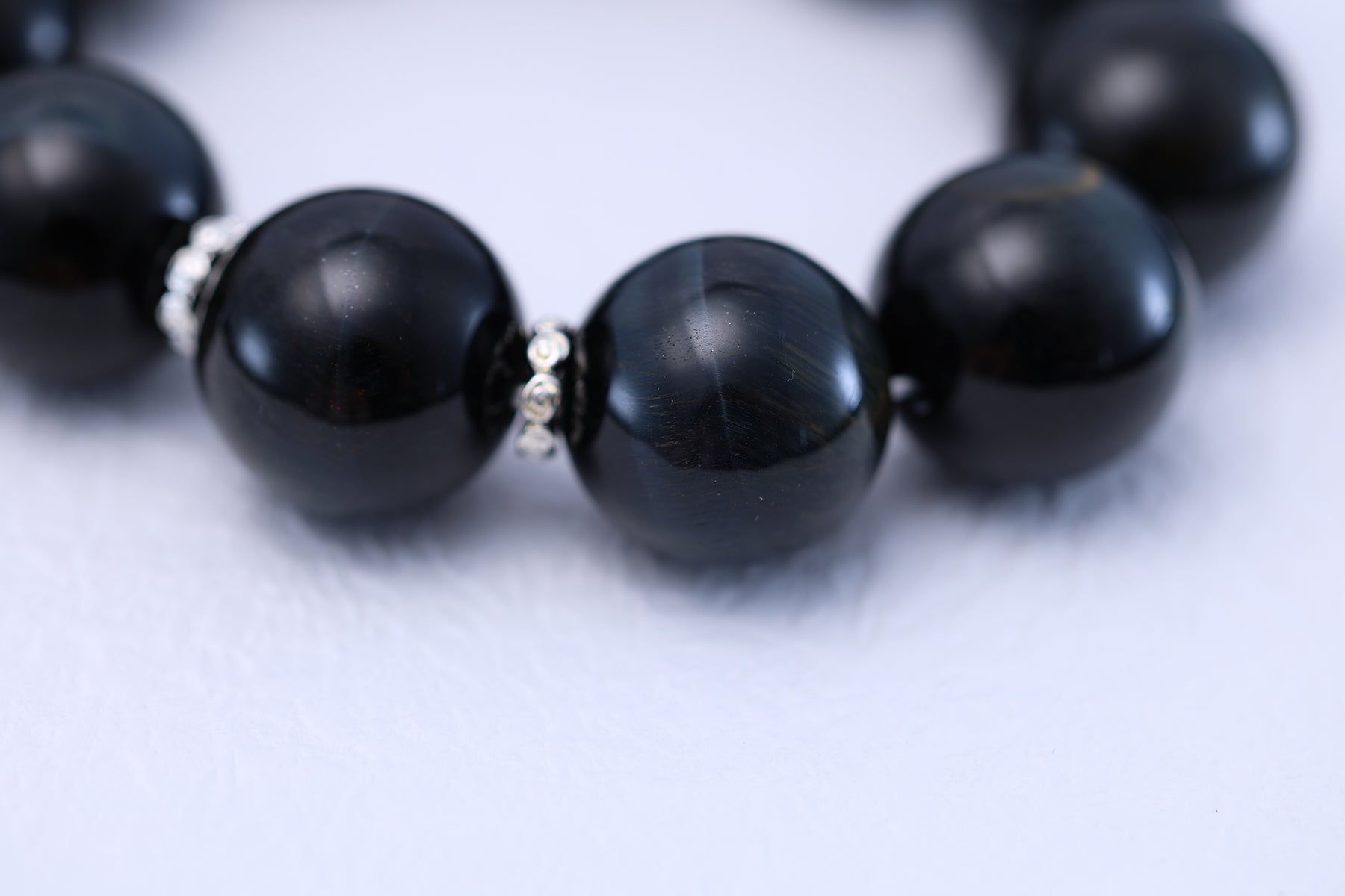 Blue Tiger Eye Bracelet - Stone of Clarity & Courage