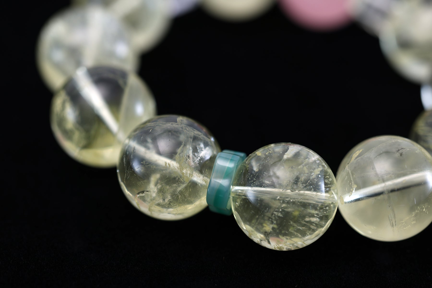 Yellow Aseer Pink Quartz Raw Crystal - Spiritual Healing, Heart Chakra Stone
